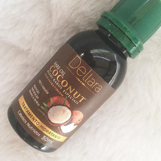 Mascara Capilar Cabelo de Sereia e Óleo de Coco Dellara