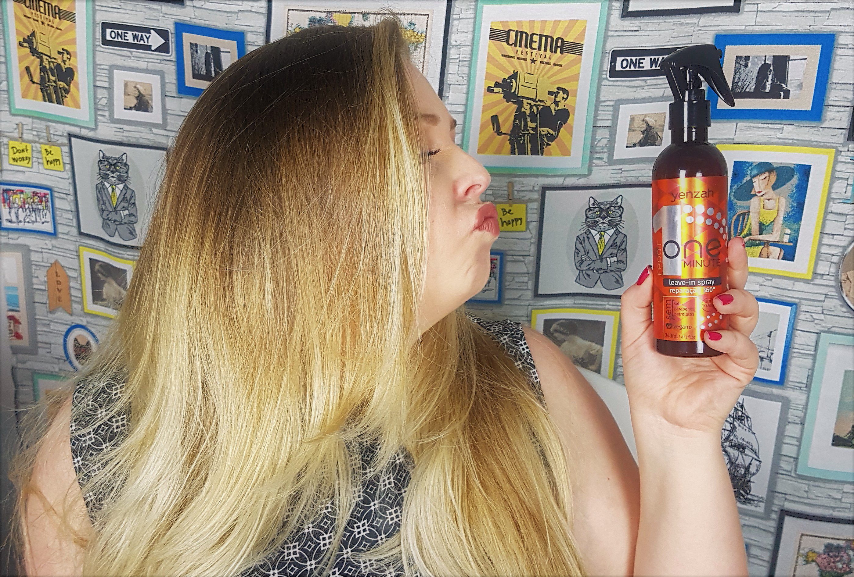 ONE MINUTE  LEAVE IN SPRAY - Resenha 