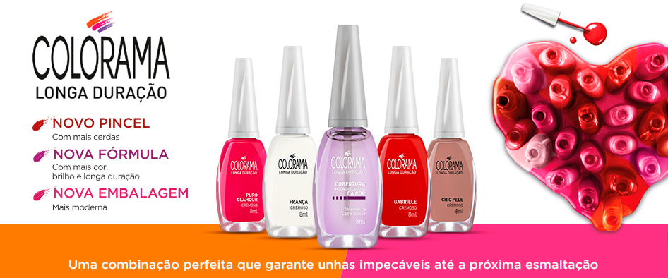 Nova coleção da Colorama de esmalte