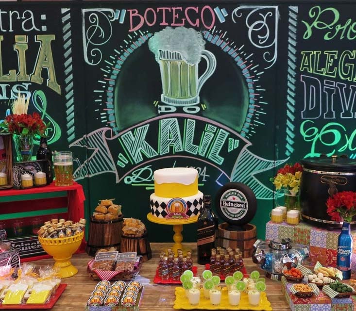 Decoração para festa de Buteco