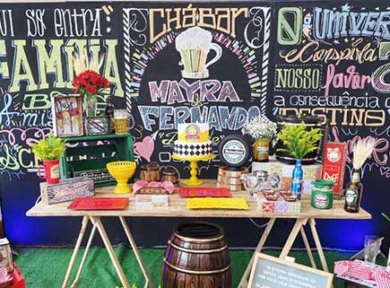 Decoração para festa de Buteco