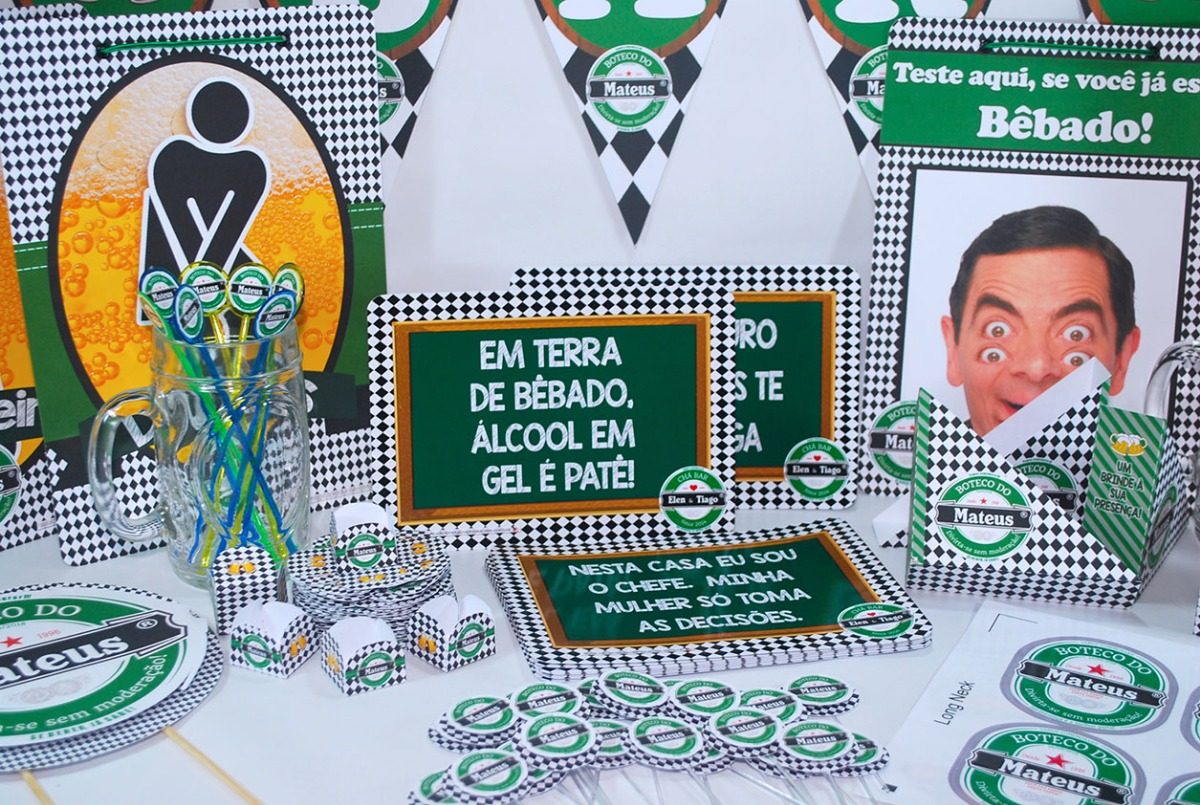 Decoração para festa de Buteco