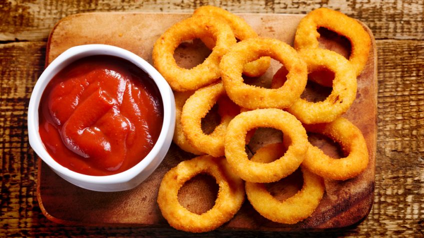 Receita Aneis de Cebola