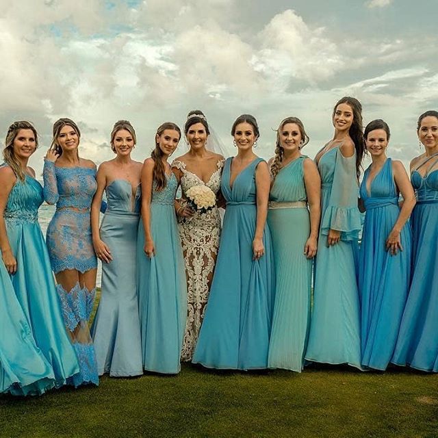 Vestido Azul para Madrinha de Casamento (34)