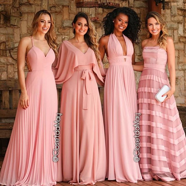 Vestido Rosa para Madrinhas