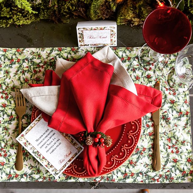 Decoração de Mesa de Natal 2019 - Dica