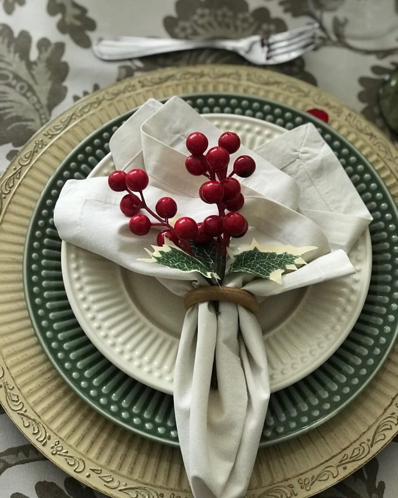 Decoração de Mesa de Natal 2019 - Dica