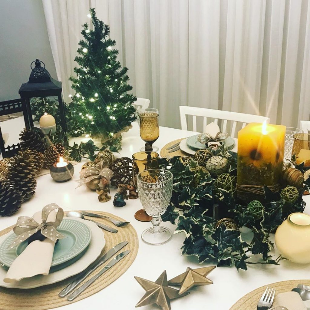 Decoração de Mesa de Natal 2019 - Dica