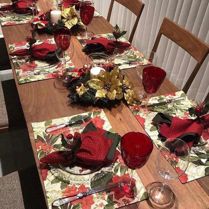 Decoração de Mesa de Natal 2019 - Dica