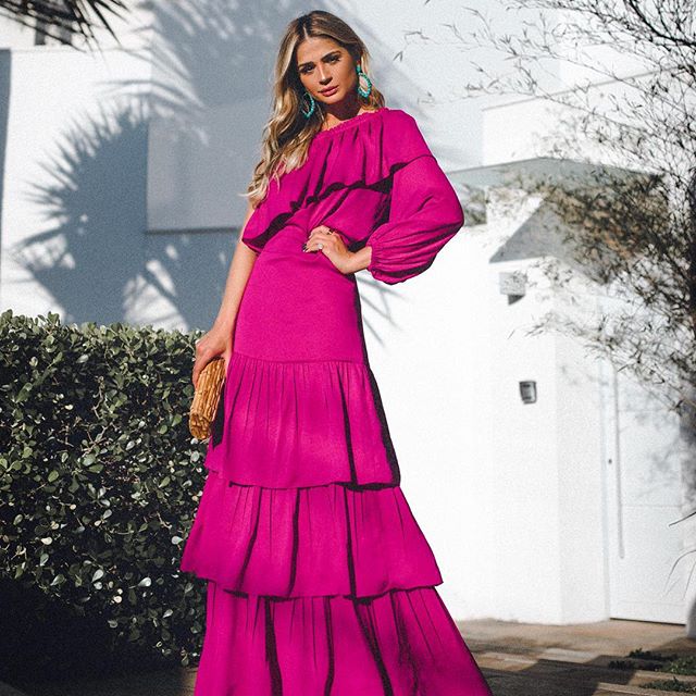 Vestido de festa Thassia Naves.