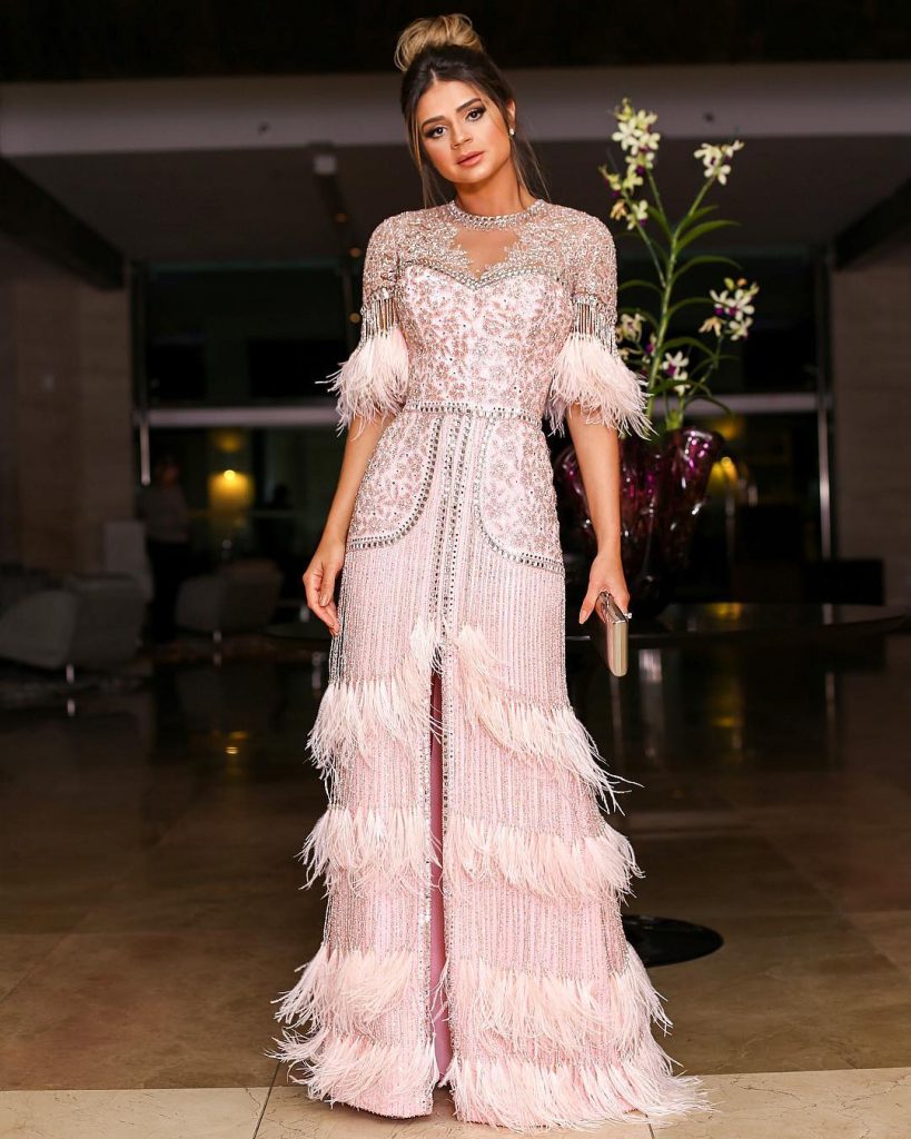 Vestido de festa Thassia Naves.