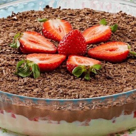 Torta de morango e chocolate  – Receita