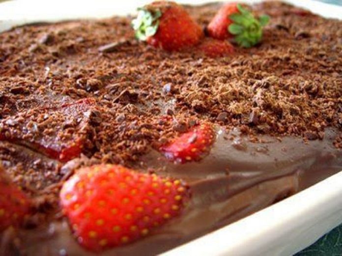 Torta de morango e chocolate  - Receita